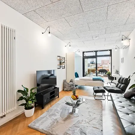 Lit Living - Luxus Loft - Box Spring - Air Con - Bbq - Panorama Mannheim