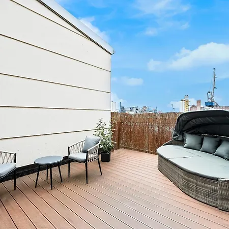 Lit Living - Luxus Loft - Box Spring - Air Con - Bbq - Panorama