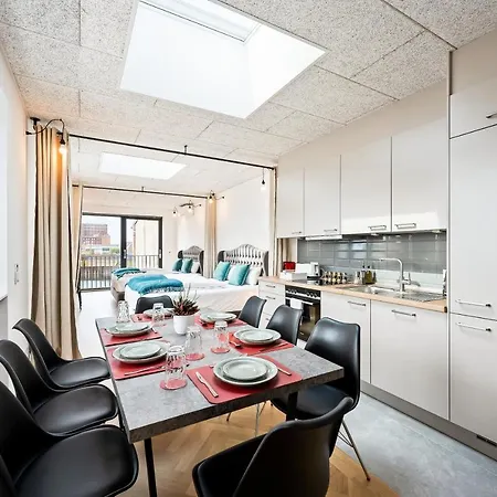 Lit Living - Luxus Loft - Box Spring - Air Con - Bbq - Panorama Apartment *