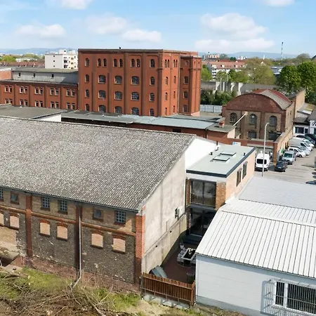 アパート Lit Living - Luxus Loft - Box Spring - Air Con - Bbq - Panorama マンハイム