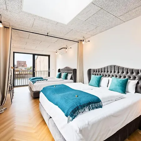 Appartement Lit Living - Luxus Loft - Box Spring - Air Con - Bbq - Panorama *